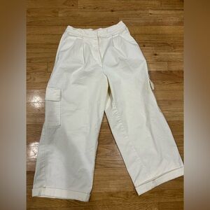 Women's cream Cargo Pants